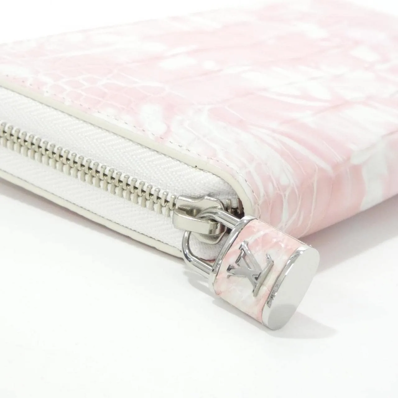 LOUIS VUITTON Wallet Leather White Leather Rank A - Thumbnail 4