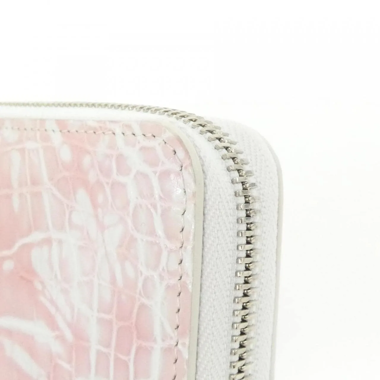 LOUIS VUITTON Wallet Leather White Leather Rank A - Thumbnail 5
