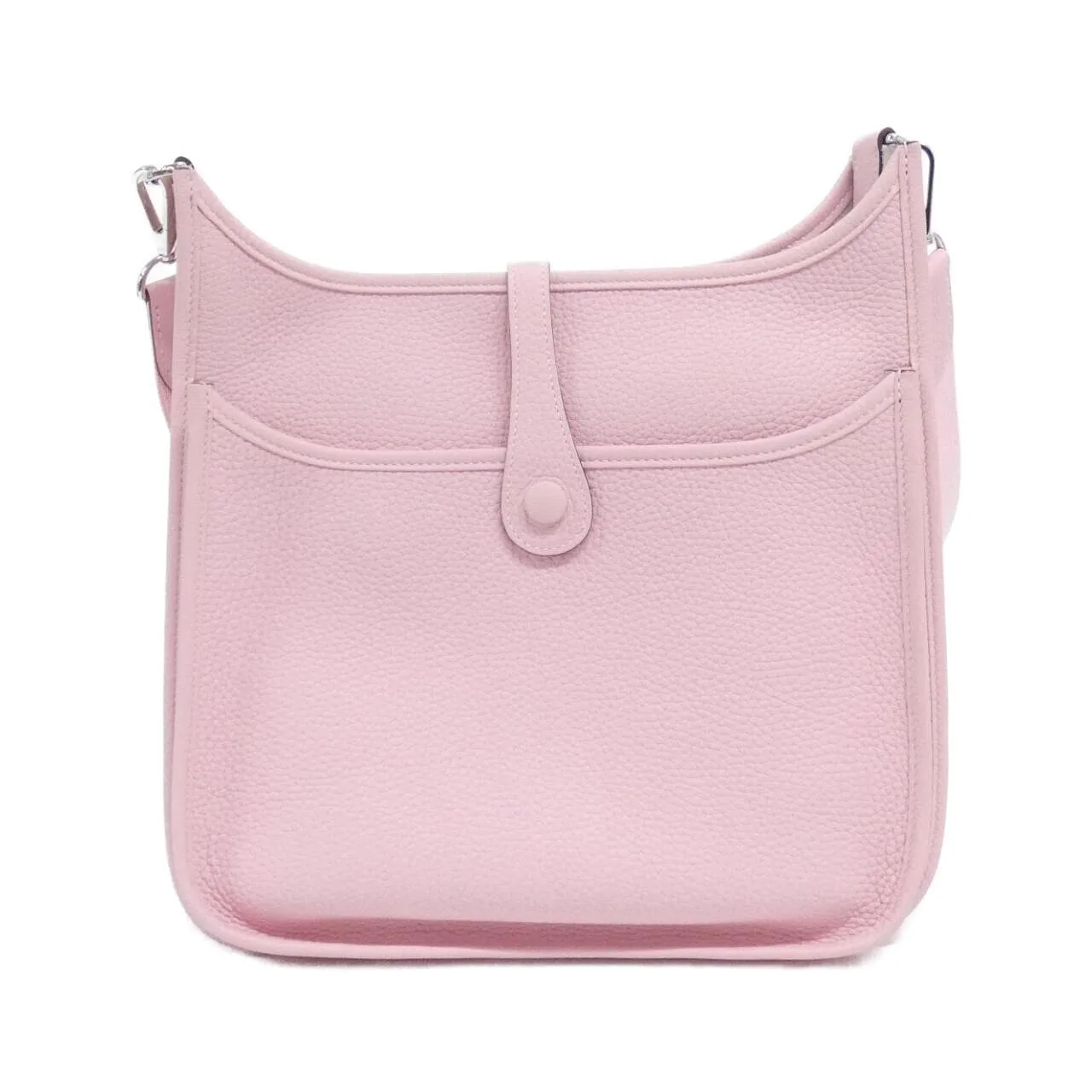 HERMES Evelyne 056277CK Shoulder Clemence Black Clemence Leather Rank A - Thumbnail 2