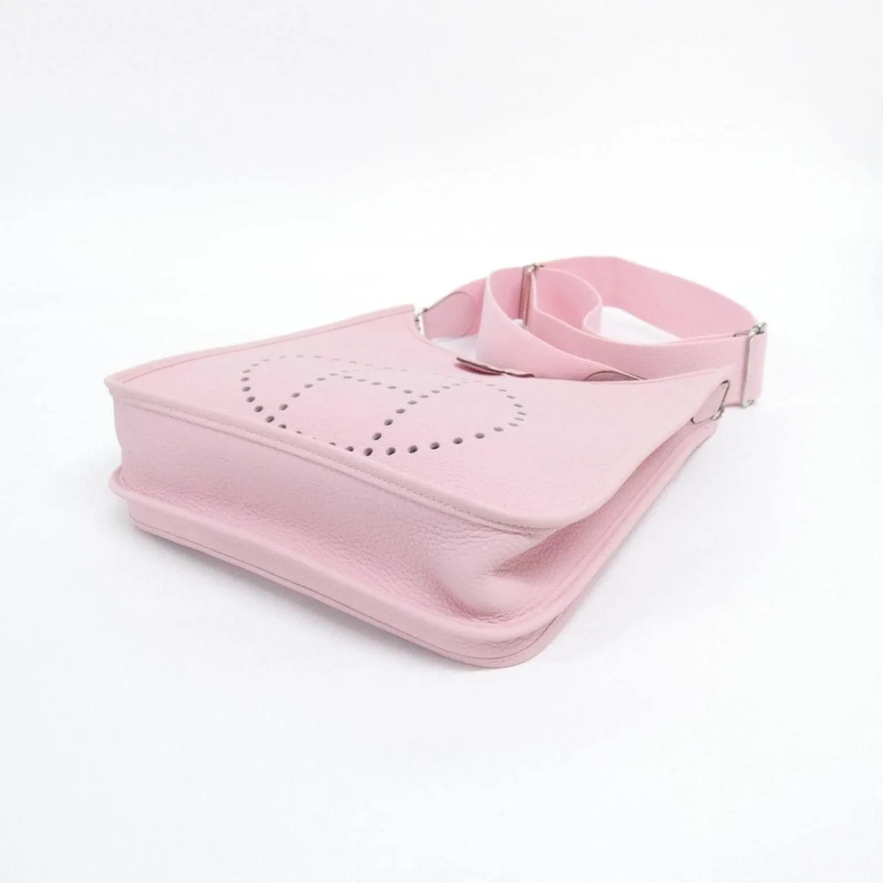 HERMES Evelyne 056277CK Shoulder Clemence Black Clemence Leather Rank A - Thumbnail 3