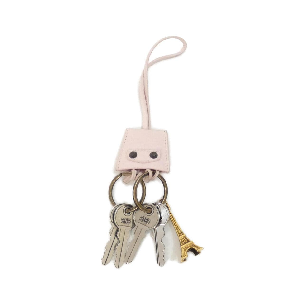 BALENCIAGA 795641 2ABEV Key Case Lambskin