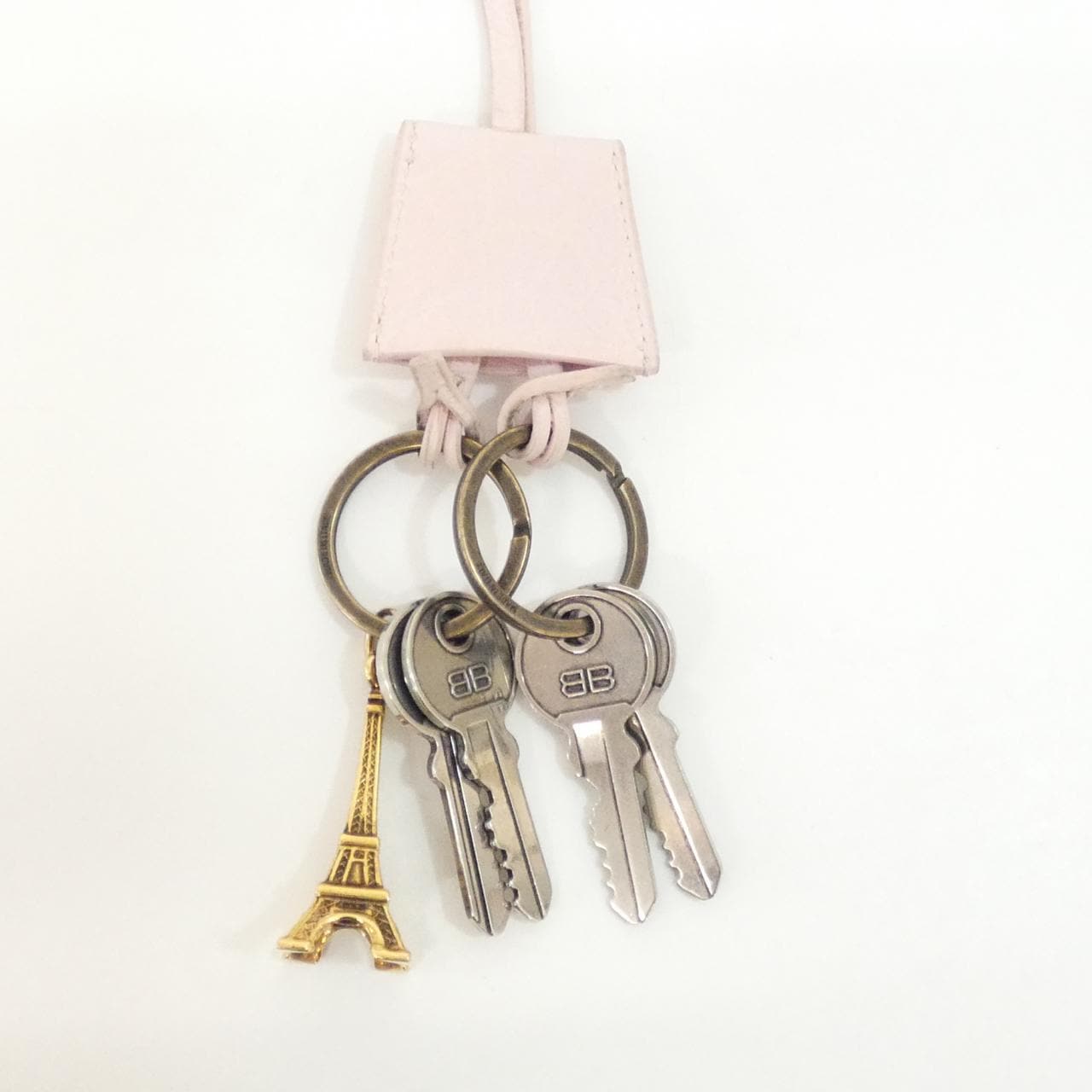 BALENCIAGA 795641 2ABEV Key Case Lambskin 3