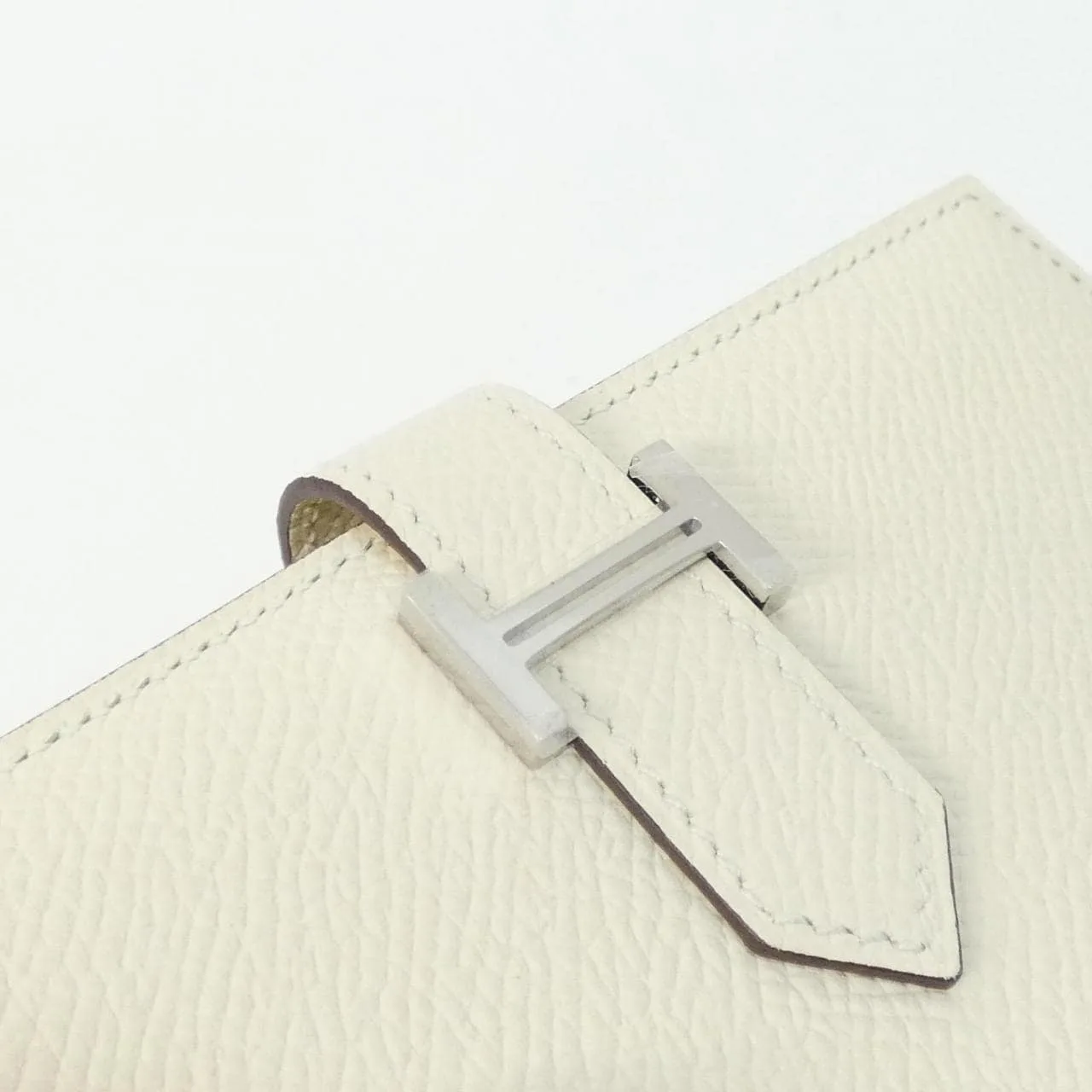 HERMES 076220CK Wallet Epsom Black Epsom Leather Rank A - Thumbnail 6