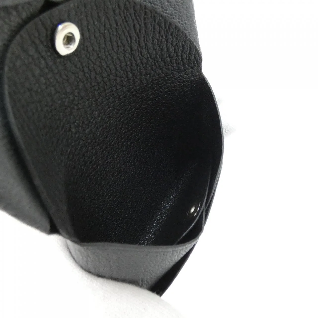 HERMES 083038CK Coin Case Black Rank A - Thumbnail 5