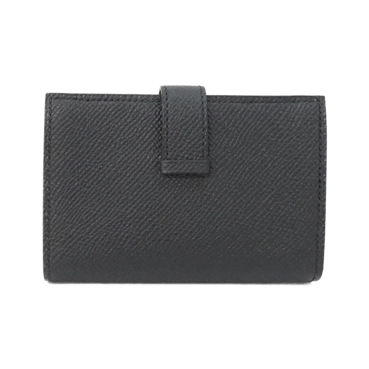 HERMES 039806CC Card Case Epsom Black Epsom Leather Rank A - Thumbnail 2