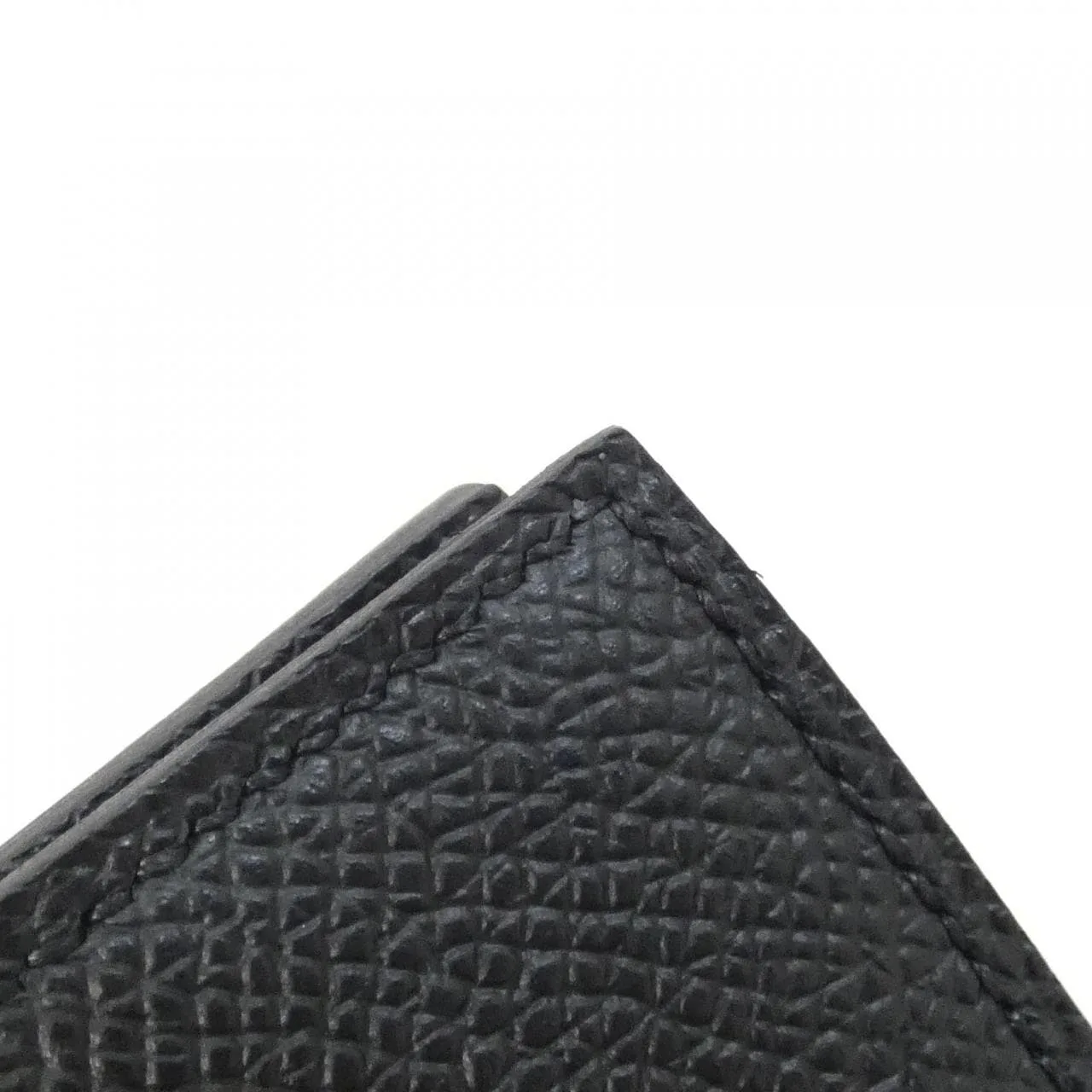 HERMES 039806CC Card Case Epsom Black Epsom Leather Rank A - Thumbnail 3