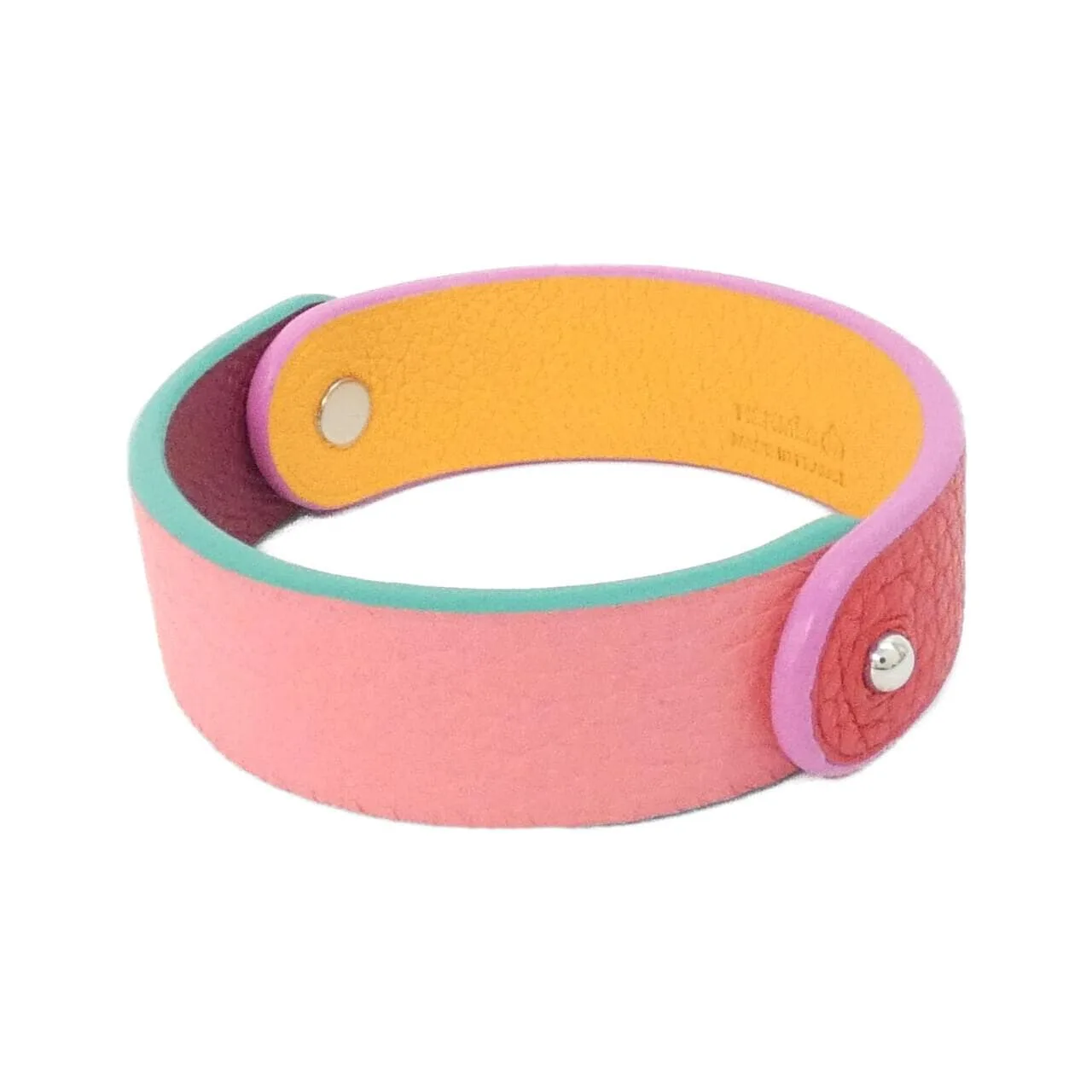 HERMES 1105448 Accessories Clemence Rouge Clemence Leather Rank A - Thumbnail 2