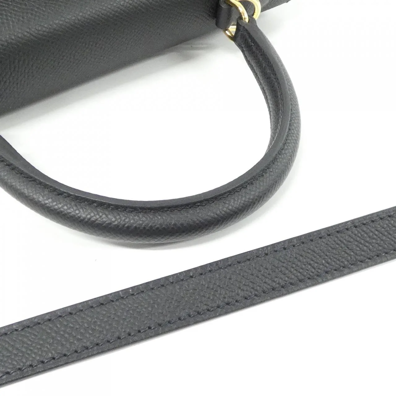 HERMES Kelly 038416CC Handbag Epsom Black Epsom Leather Unused - Thumbnail 5