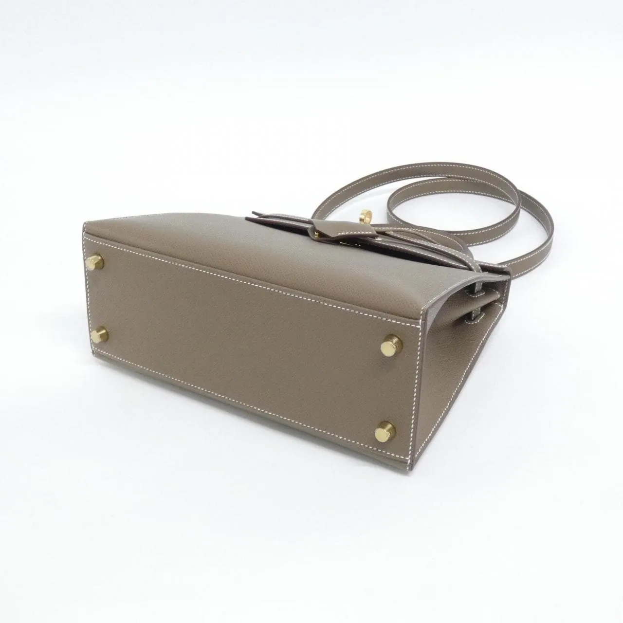 HERMES Kelly 038416CC Handbag Epsom Etoupe Epsom Leather Unused - Thumbnail 3