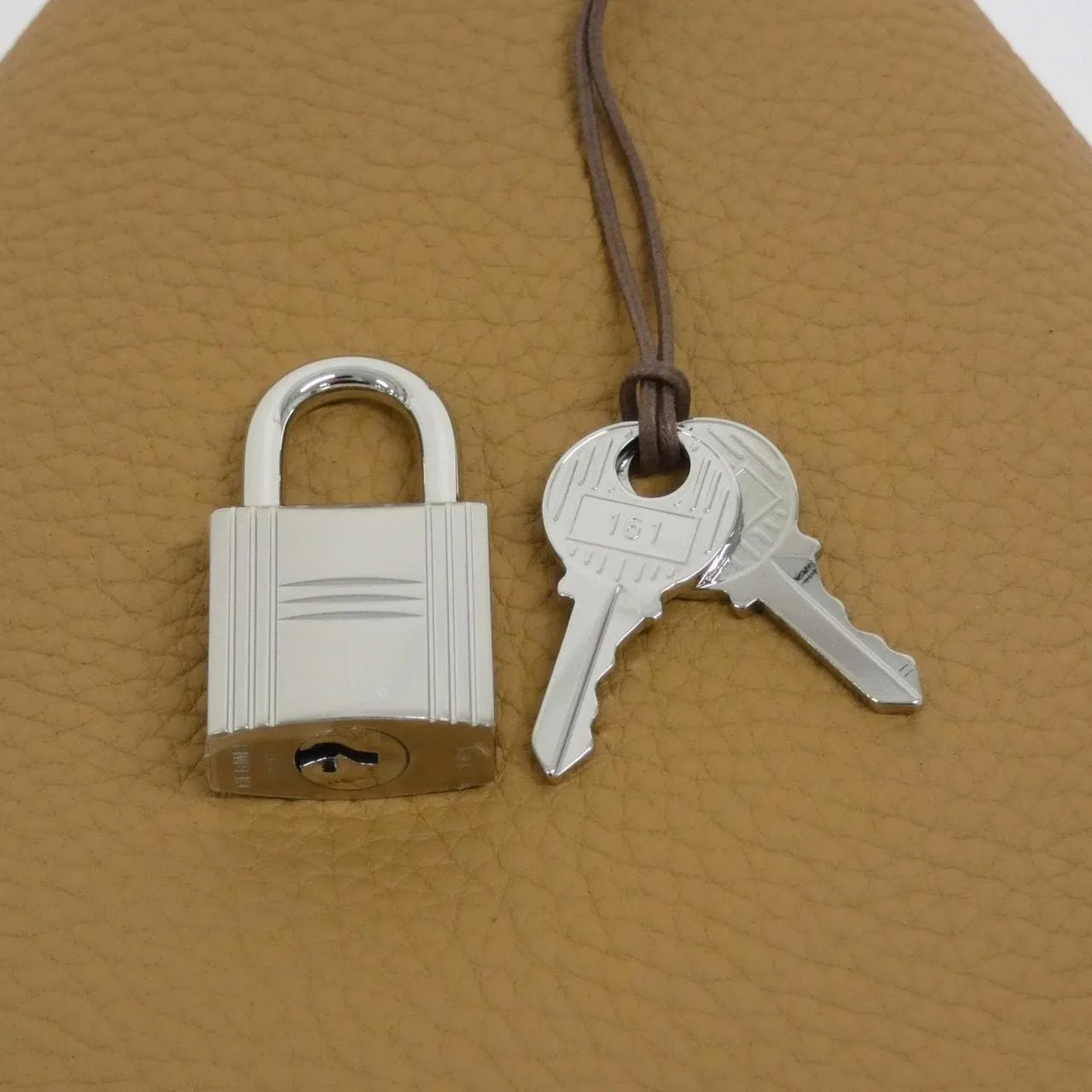 HERMES Picotin 056289CK Handbag Clemence Clemence Leather Unused - Thumbnail 3