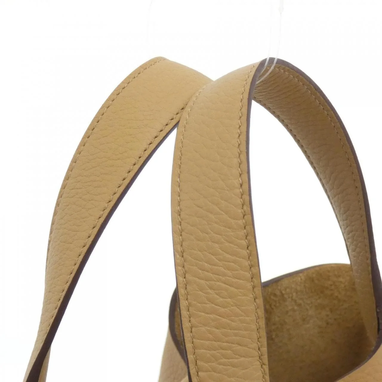 HERMES Picotin 056289CK Handbag Clemence Clemence Leather Unused - Thumbnail 4