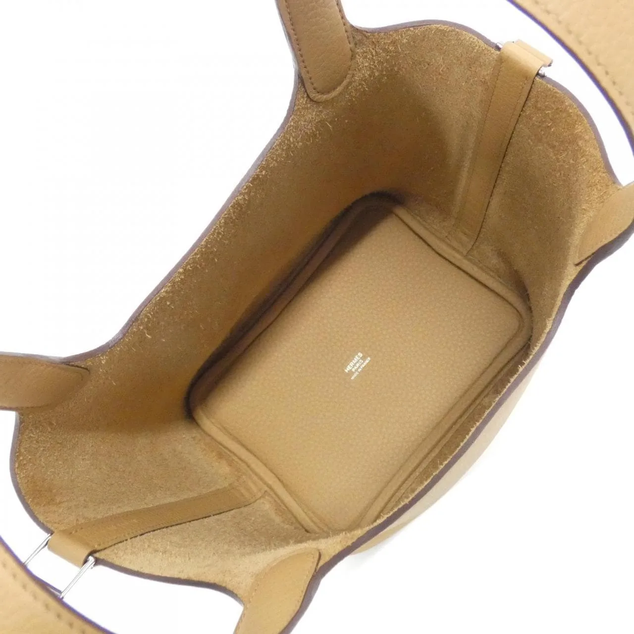 HERMES Picotin 056289CK Handbag Clemence Clemence Leather Unused - Thumbnail 5