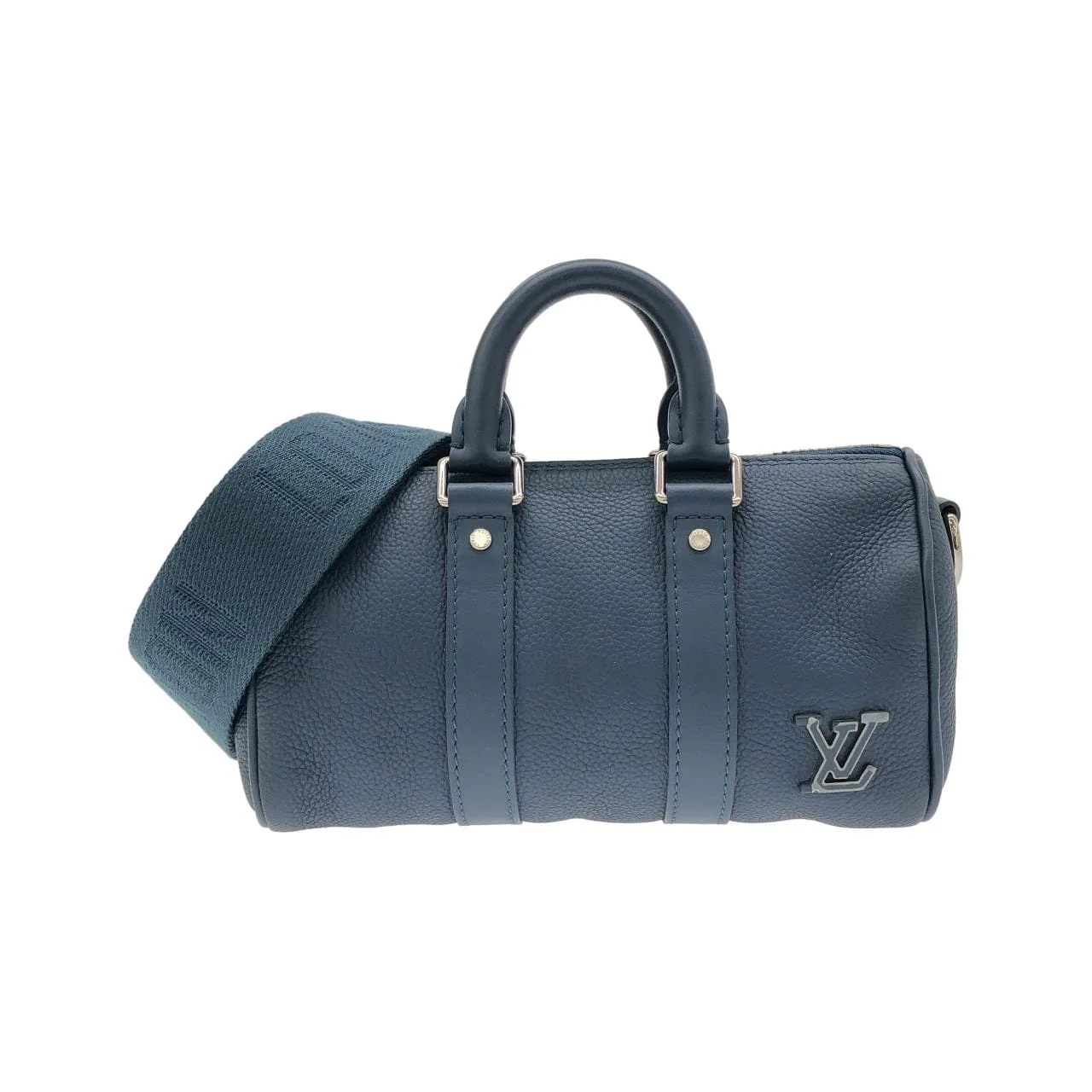 LOUIS VUITTON Keepall M81003 Shoulder Lambskin Blue