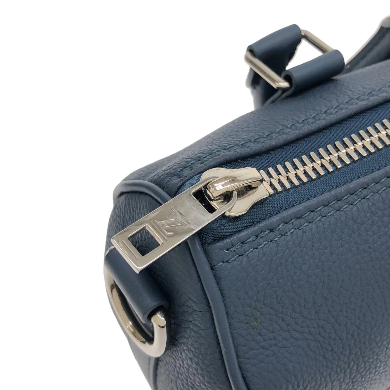 LOUIS VUITTON Keepall M81003 Shoulder Lambskin Blue Lambskin Rank A - Thumbnail 5