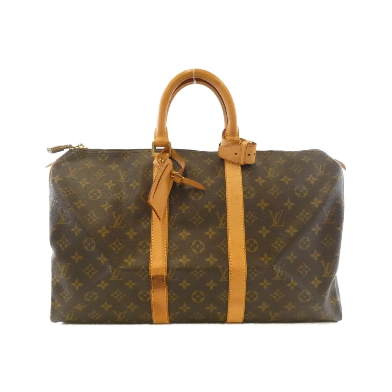 LOUIS VUITTON Keepall M41428 Boston Monogram Black