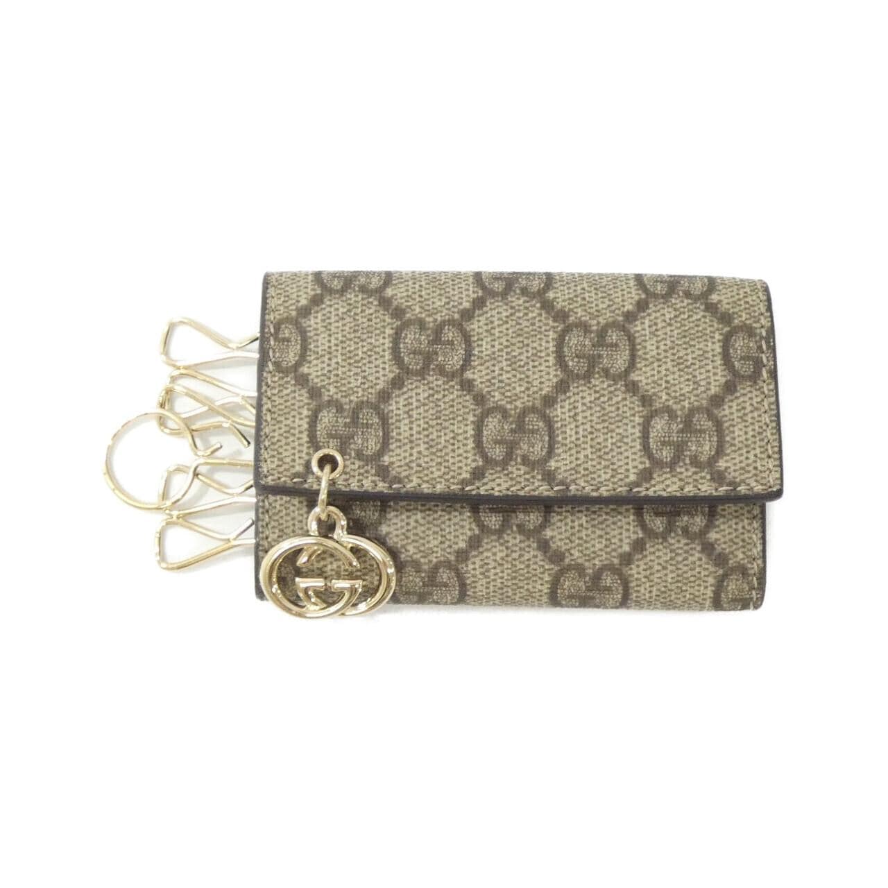 GUCCI 212111 KGDDG Key Case Canvas