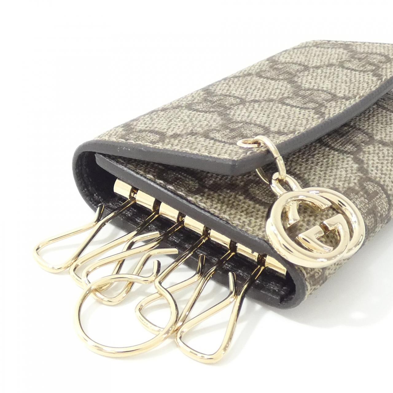 GUCCI 212111 KGDDG Key Case Canvas 2