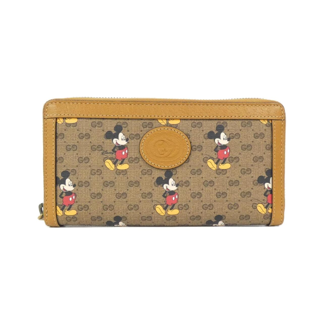 GUCCI Horsebit 1955 602532 HWUBM Wallet Canvas