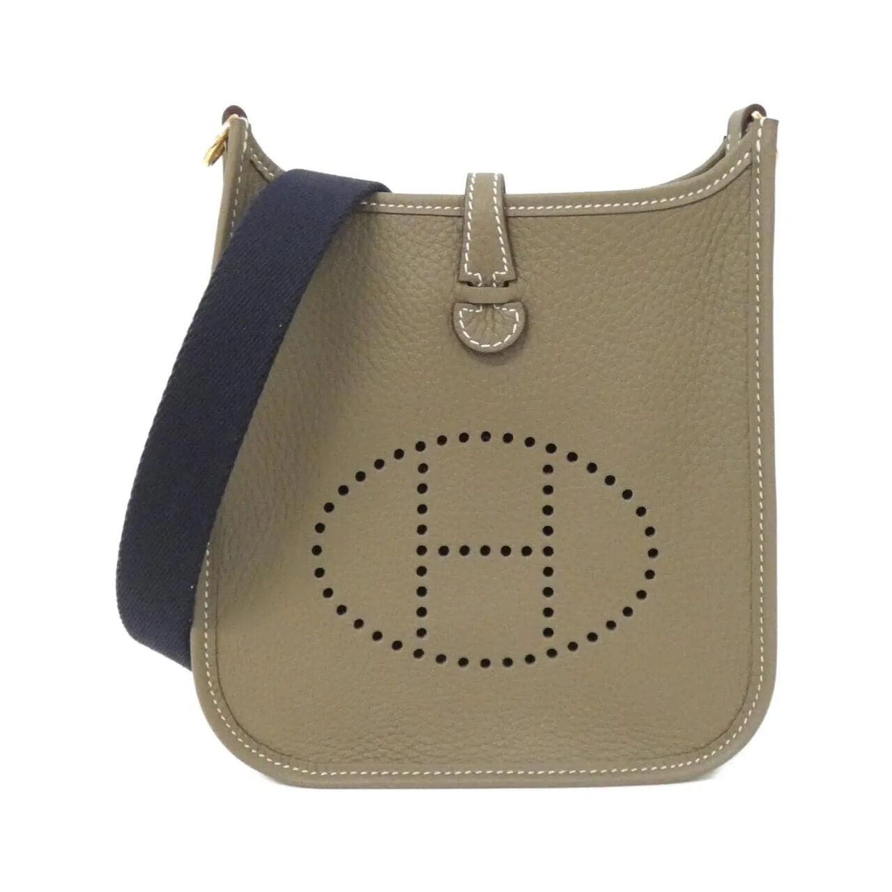 HERMES Evelyne 085945CC Shoulder Clemence Etoupe