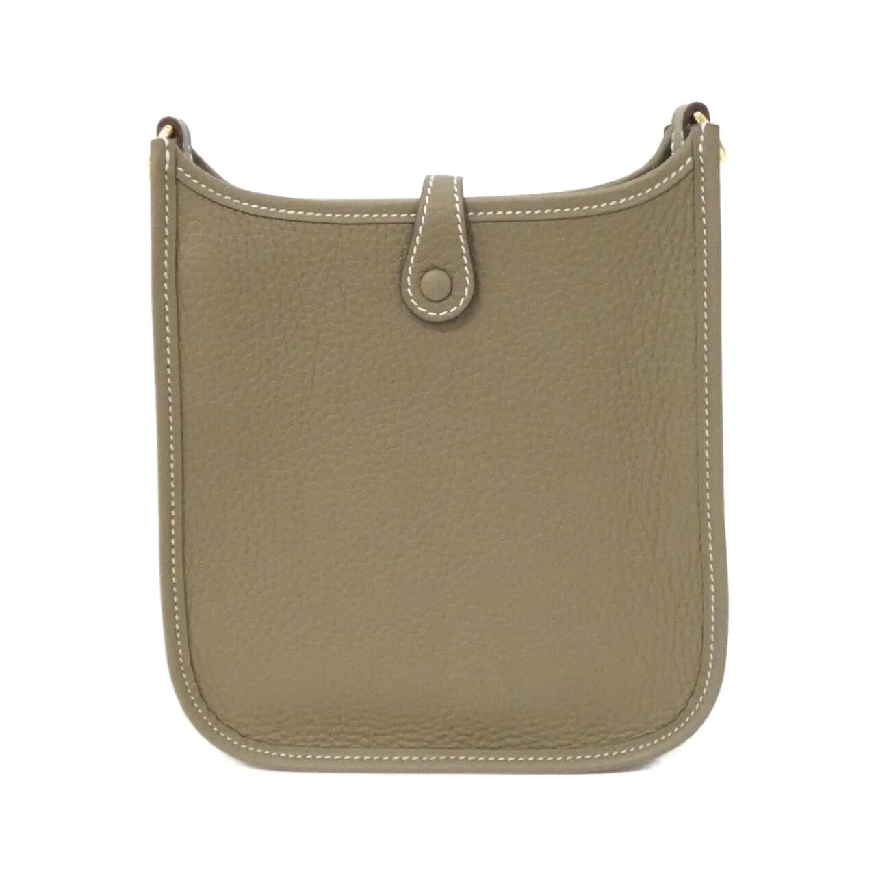 HERMES Evelyne 085945CC Shoulder Clemence Etoupe Clemence Leather Rank A - Thumbnail 2