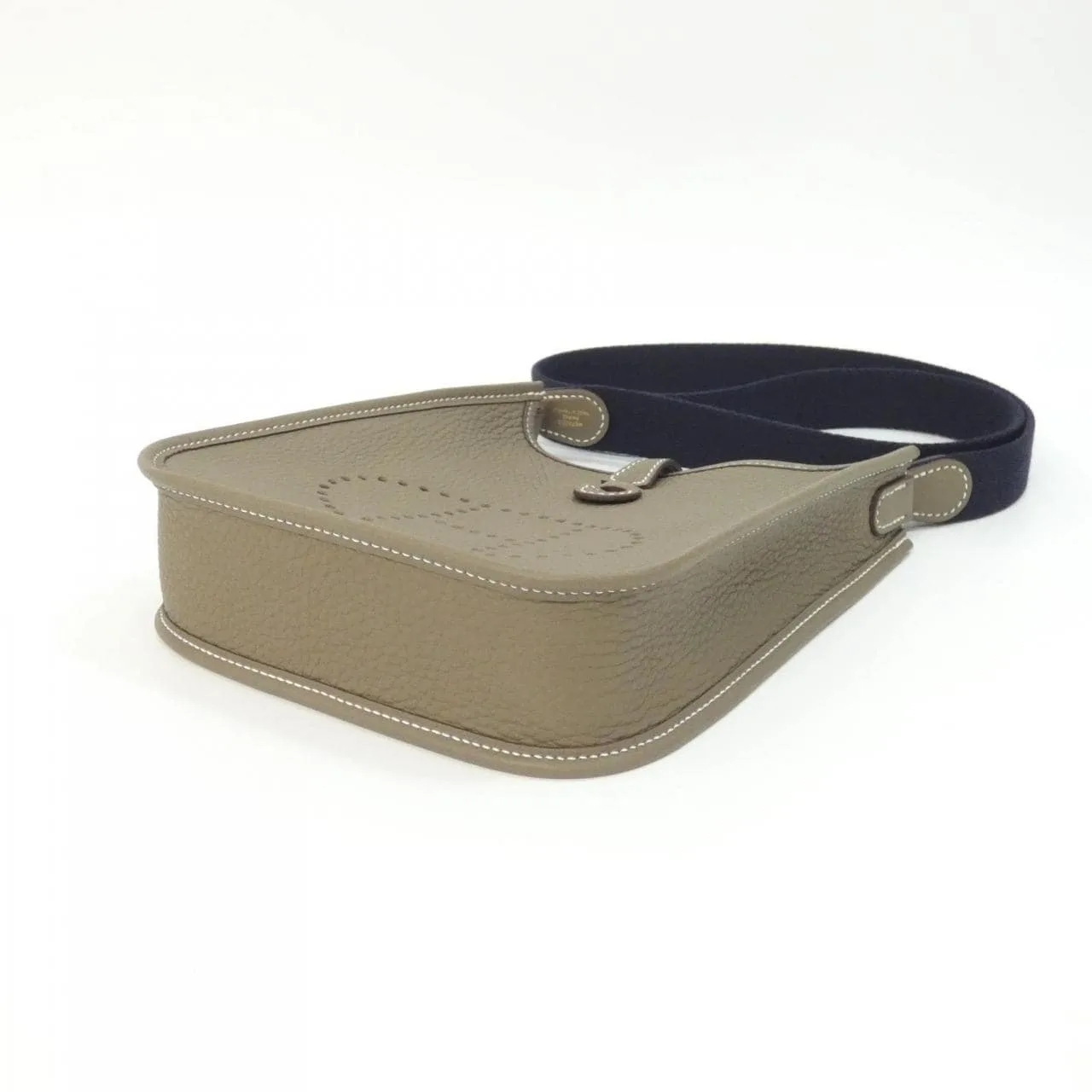 HERMES Evelyne 085945CC Shoulder Clemence Etoupe Clemence Leather Rank A - Thumbnail 3