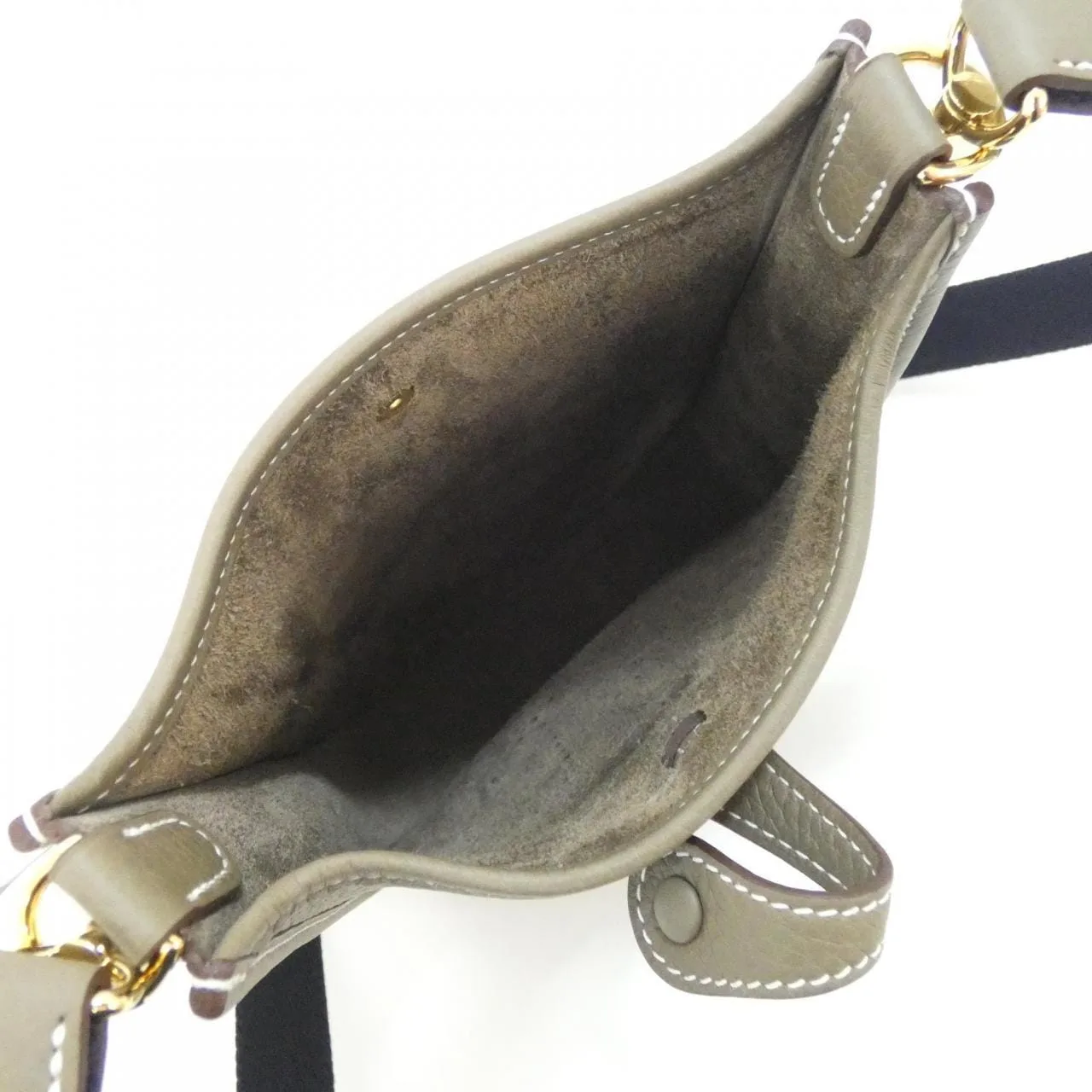 HERMES Evelyne 085945CC Shoulder Clemence Etoupe Clemence Leather Rank A - Thumbnail 6
