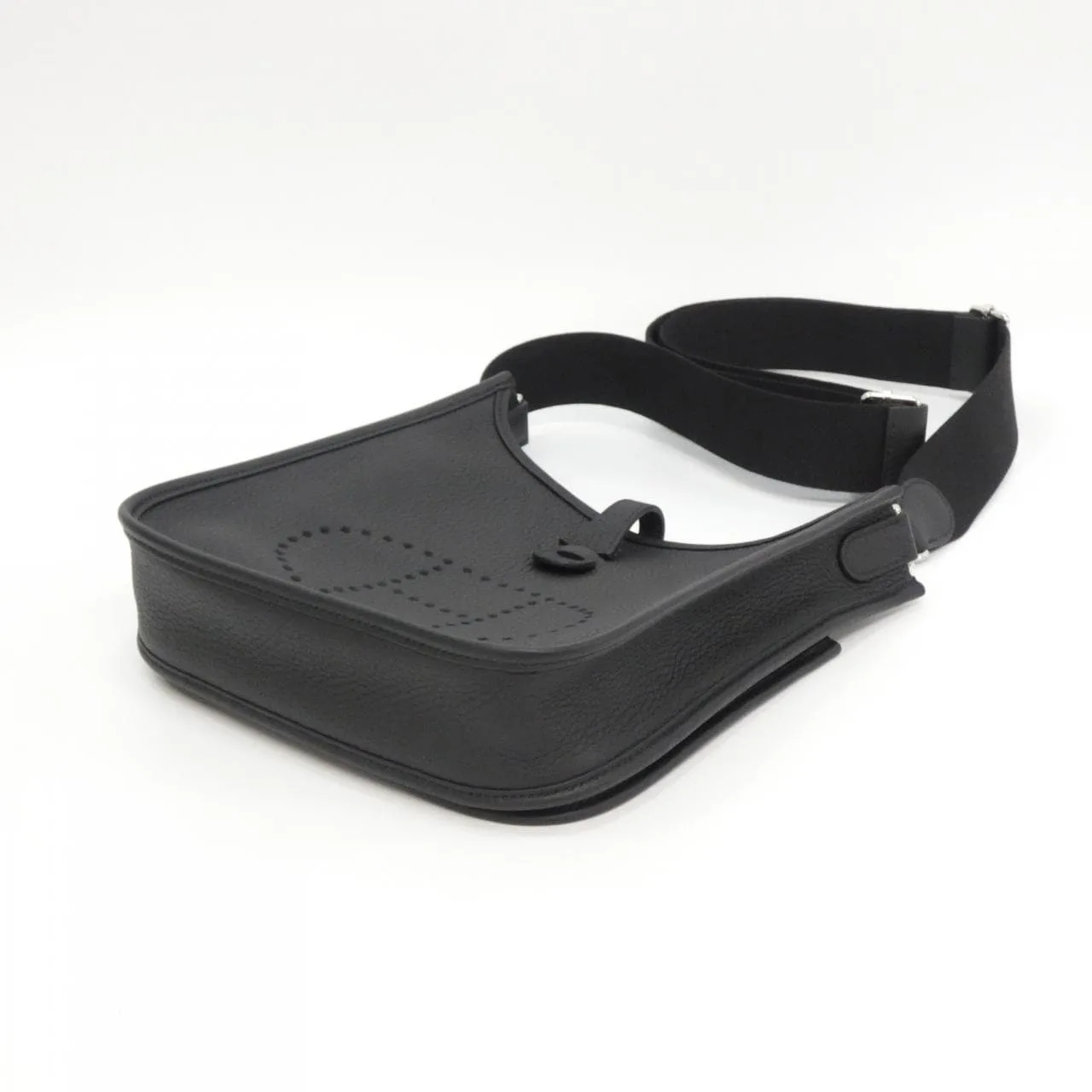 HERMES Evelyne 087941CK Shoulder Clemence Black Clemence Leather Unused - Thumbnail 3