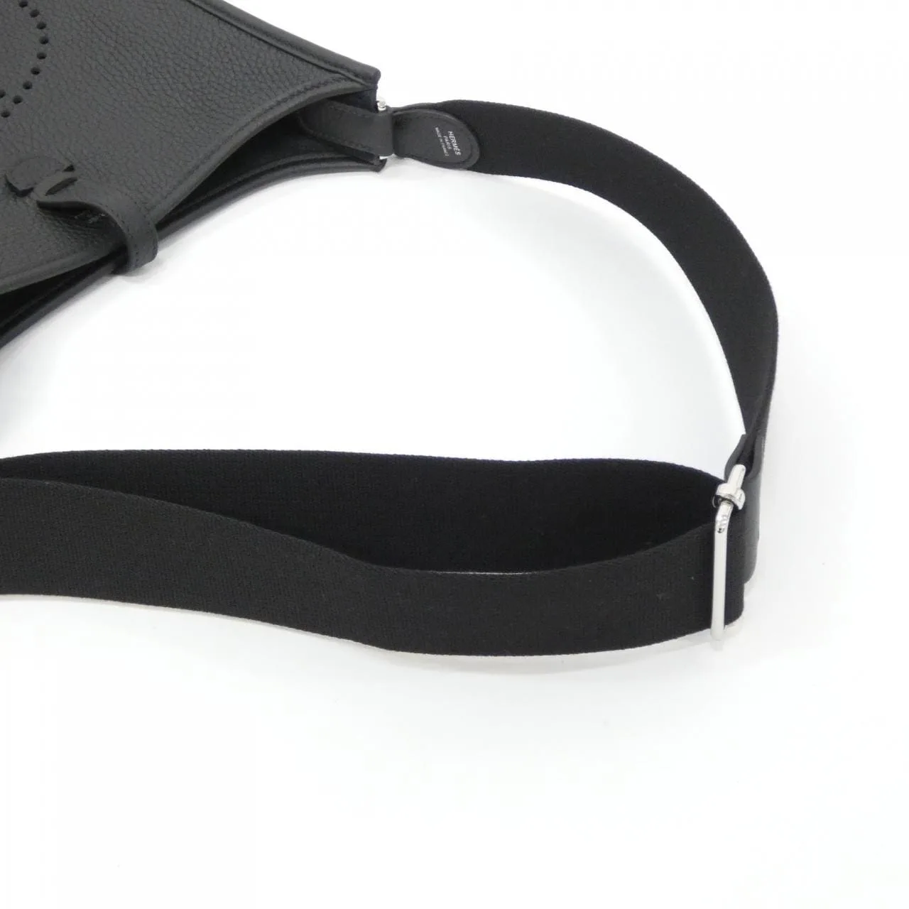 HERMES Evelyne 087941CK Shoulder Clemence Black Clemence Leather Unused - Thumbnail 4