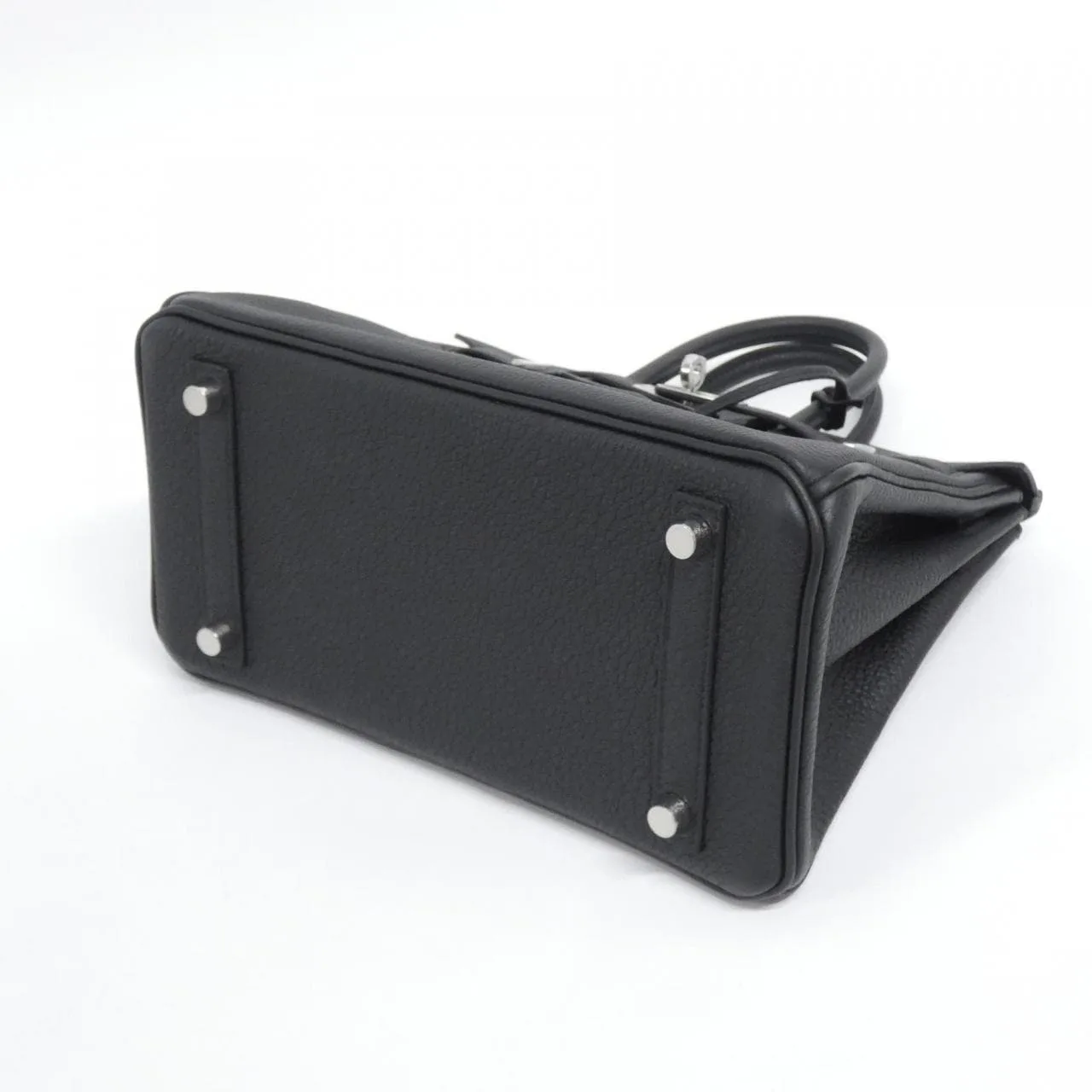 HERMES Birkin 041344CK Handbag Togo Black Togo Leather Unused - Thumbnail 3