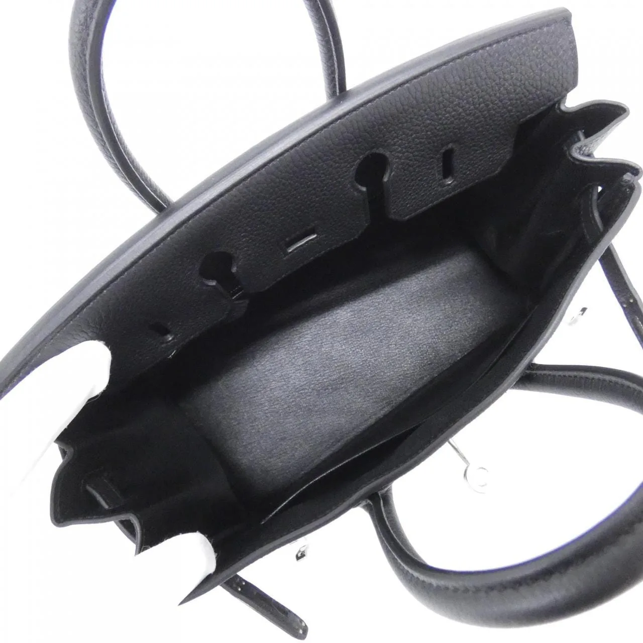 HERMES Birkin 041344CK Handbag Togo Black Togo Leather Unused - Thumbnail 6