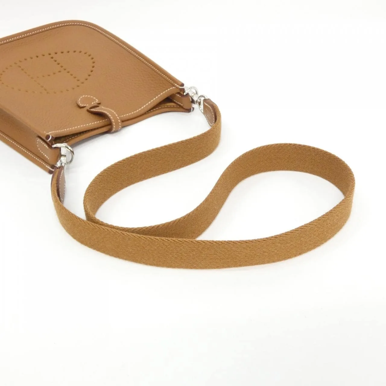 HERMES Evelyne 085945CK Shoulder Clemence Gold Clemence Leather Unused - Thumbnail 4