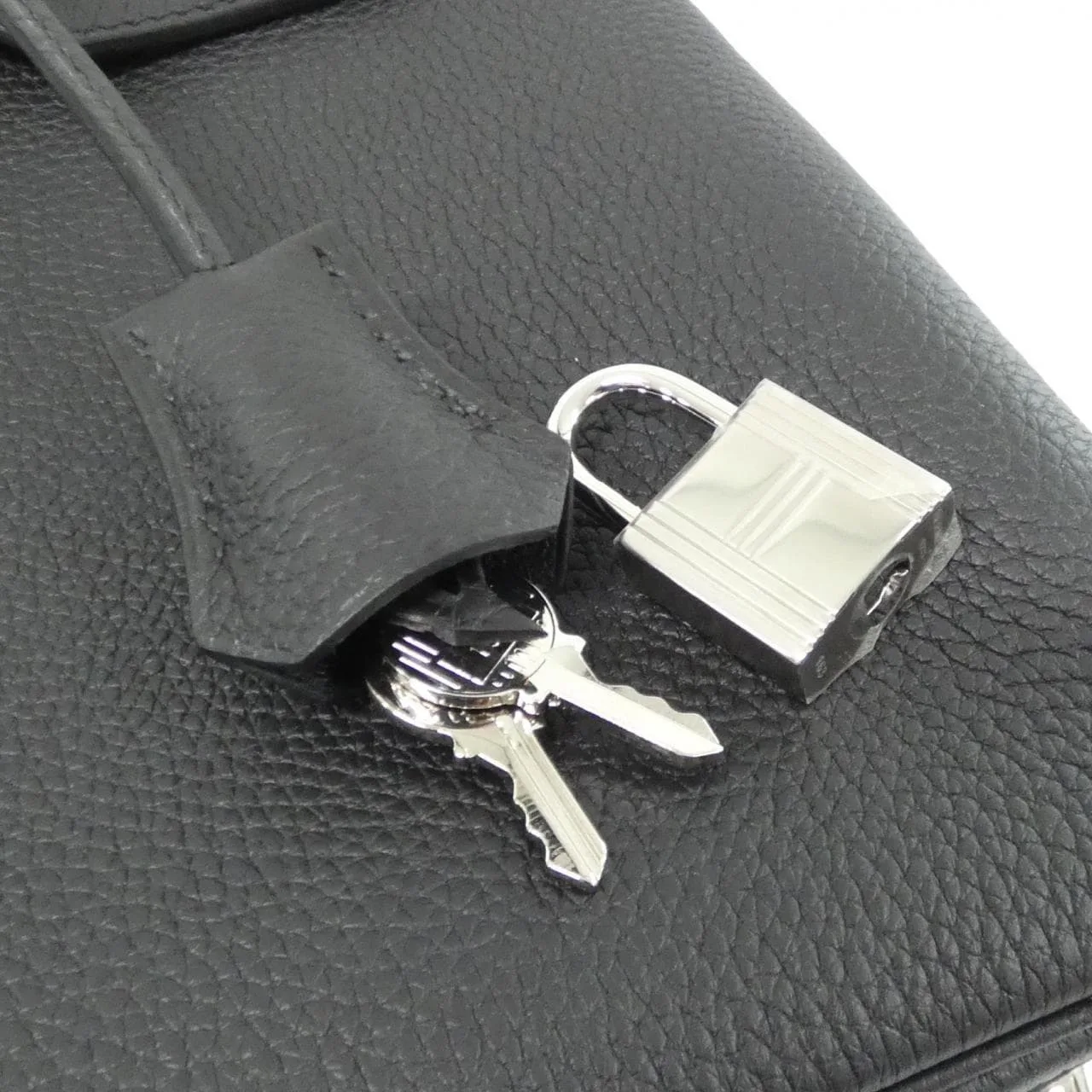 HERMES Birkin 030520CK Handbag Togo Black Togo Leather Unused - Thumbnail 4