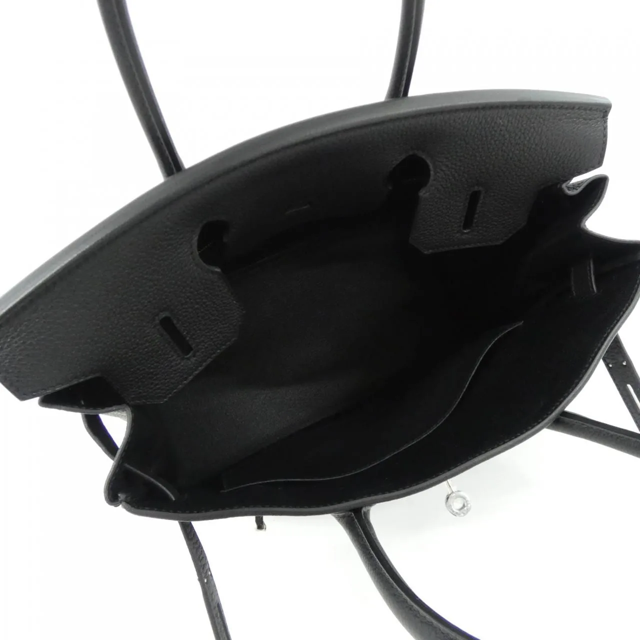 HERMES Birkin 030520CK Handbag Togo Black Togo Leather Unused - Thumbnail 6