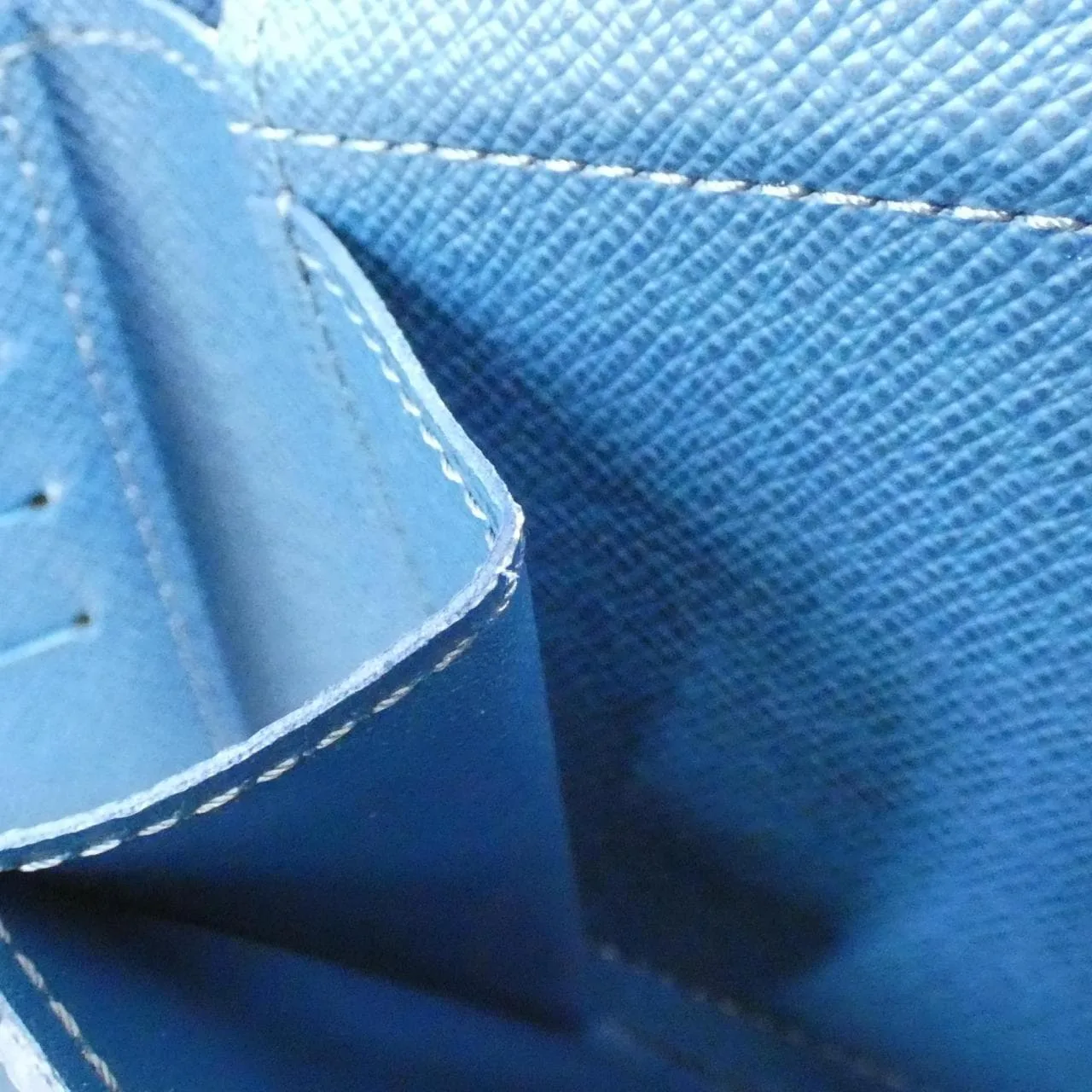 LOUIS VUITTON M60613 Wallet Epi Blue Epi Rank A - Thumbnail 10