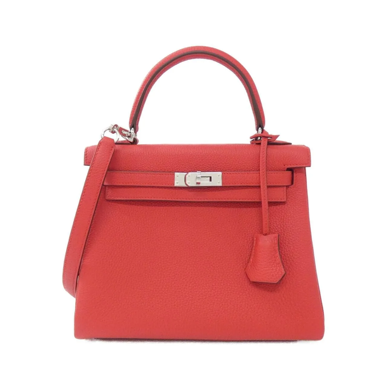 HERMES Kelly 044624CK Handbag Togo