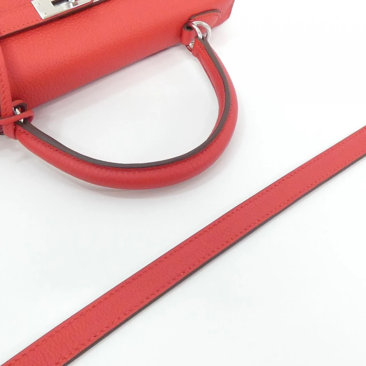 HERMES Kelly 044624CK Handbag Togo