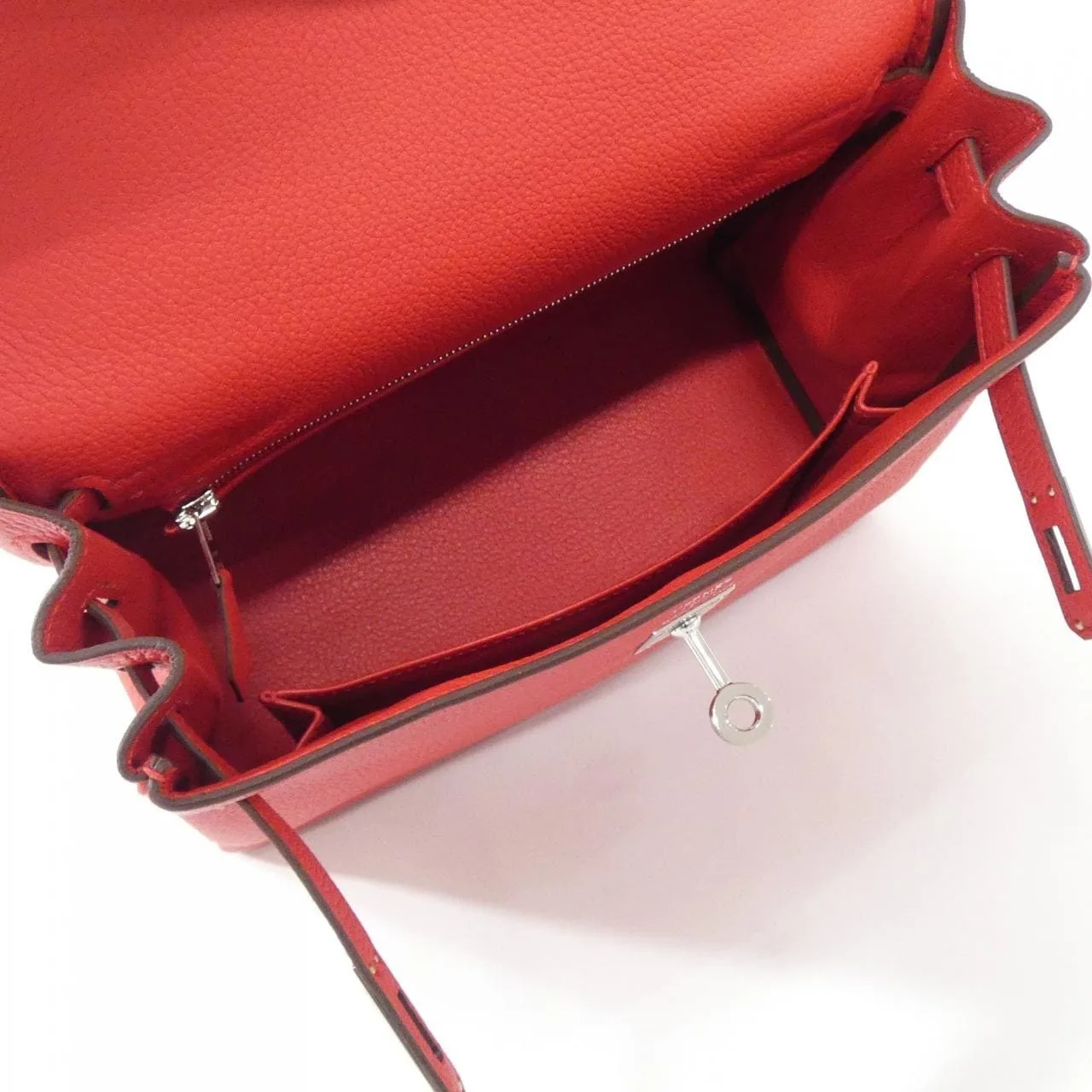 HERMES Kelly 044624CK Handbag Togo
