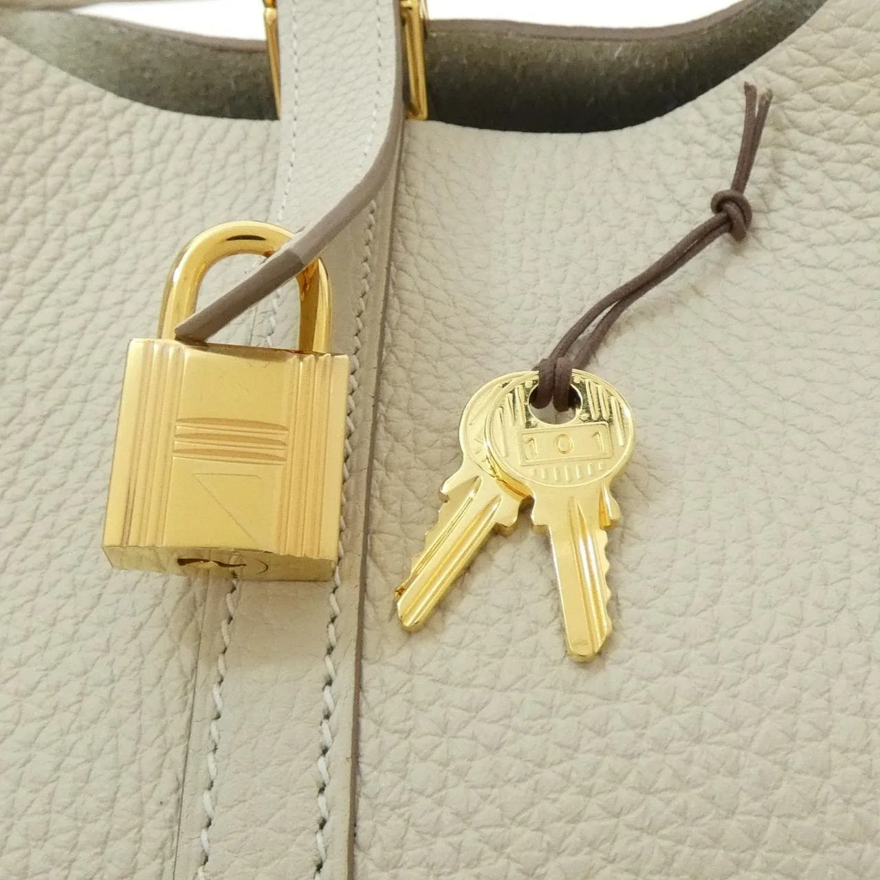 HERMES Picotin 060991CC Handbag Clemence 3