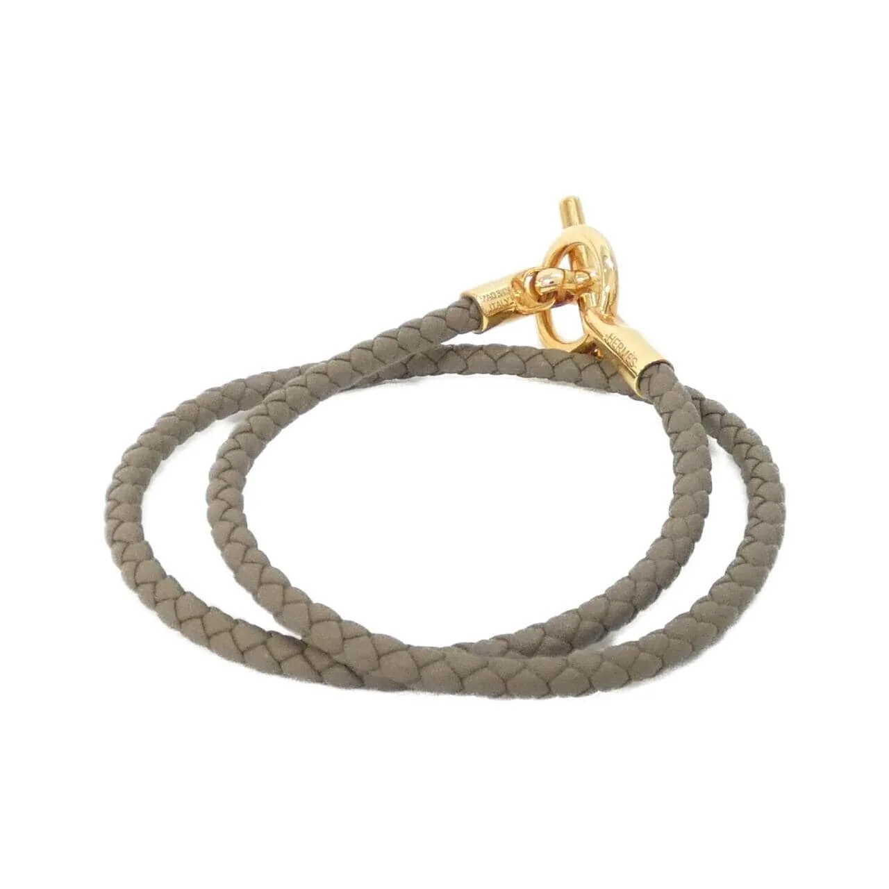 HERMES 071689FO Accessories Swift Etoupe Swift Leather Rank A - Thumbnail 2