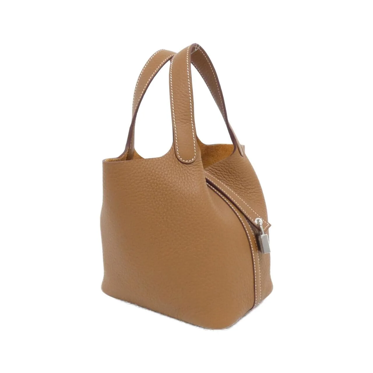 HERMES Picotin 056289CK Handbag Clemence