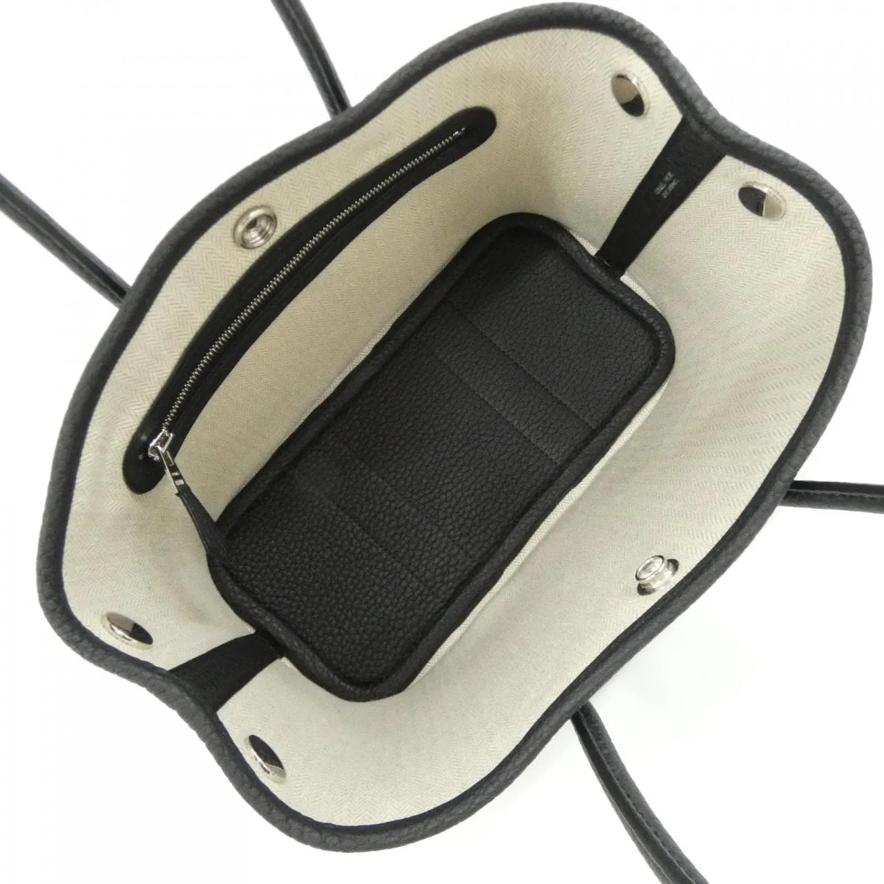 HERMES 086422CK Handbag Black Unused - Thumbnail 4