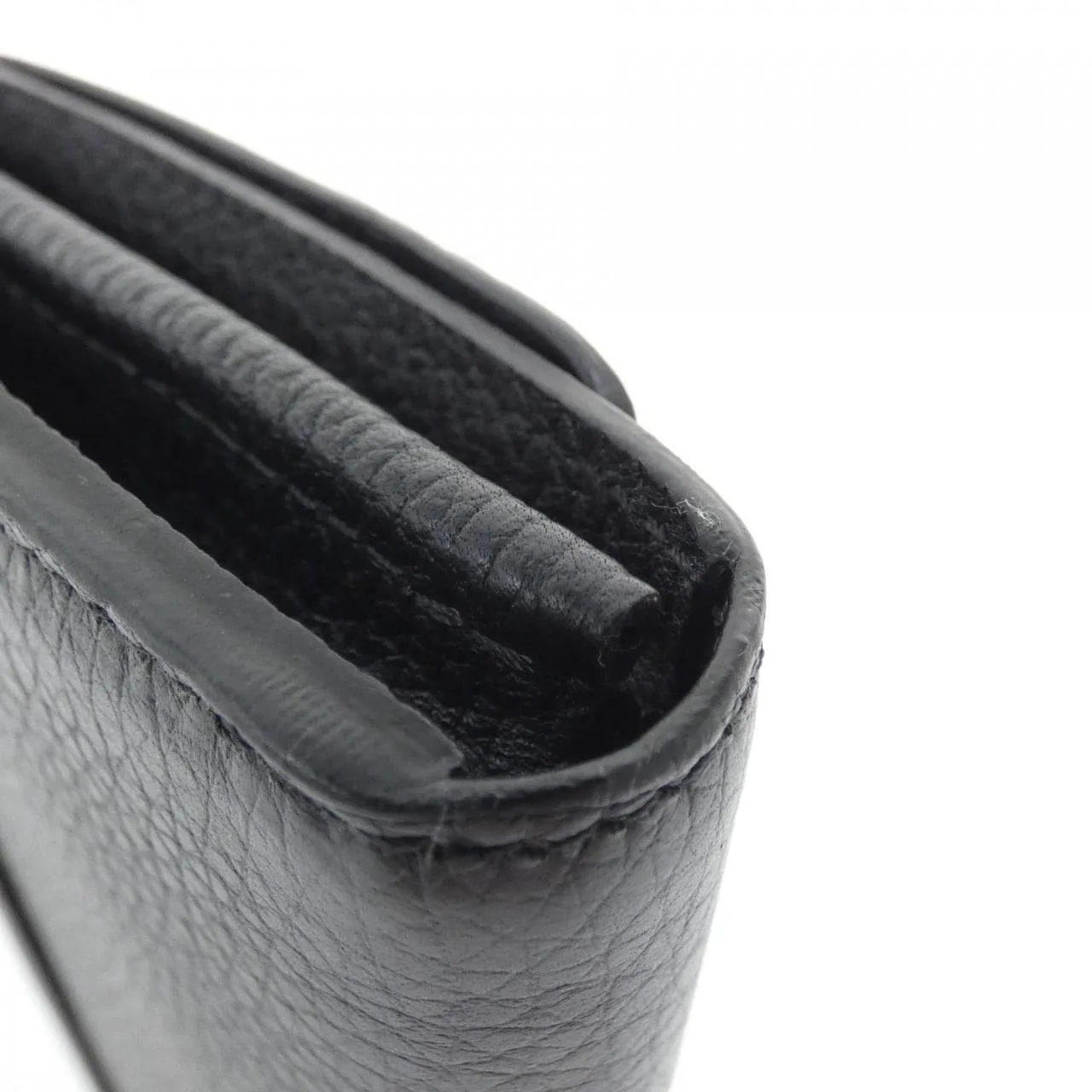 LOUIS VUITTON Capucines M64102 Wallet Black Rank A - Thumbnail 3