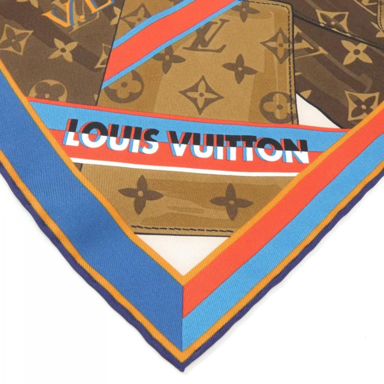 LOUIS VUITTON M77554 Scarf Black Rank A - Thumbnail 2