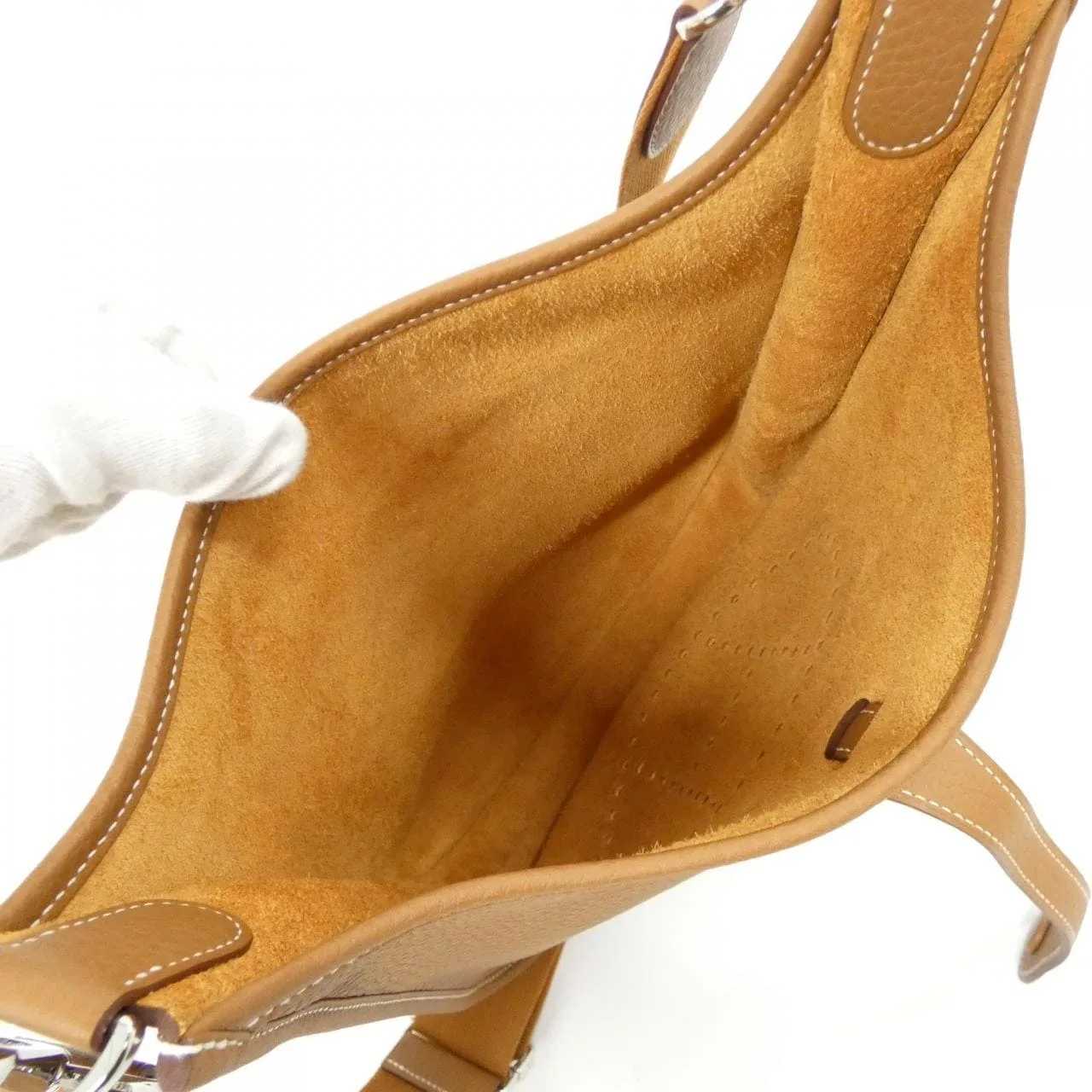 HERMES Evelyne 056277CK Shoulder Clemence Gold Clemence Leather Unused - Thumbnail 5