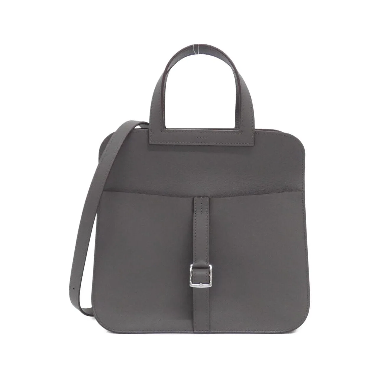 HERMES Halzan 082028CK Handbag Black
