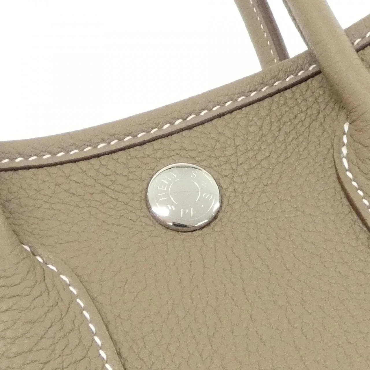 HERMES 086729CK Handbag Togo Etoupe Togo Leather Unused - Thumbnail 3