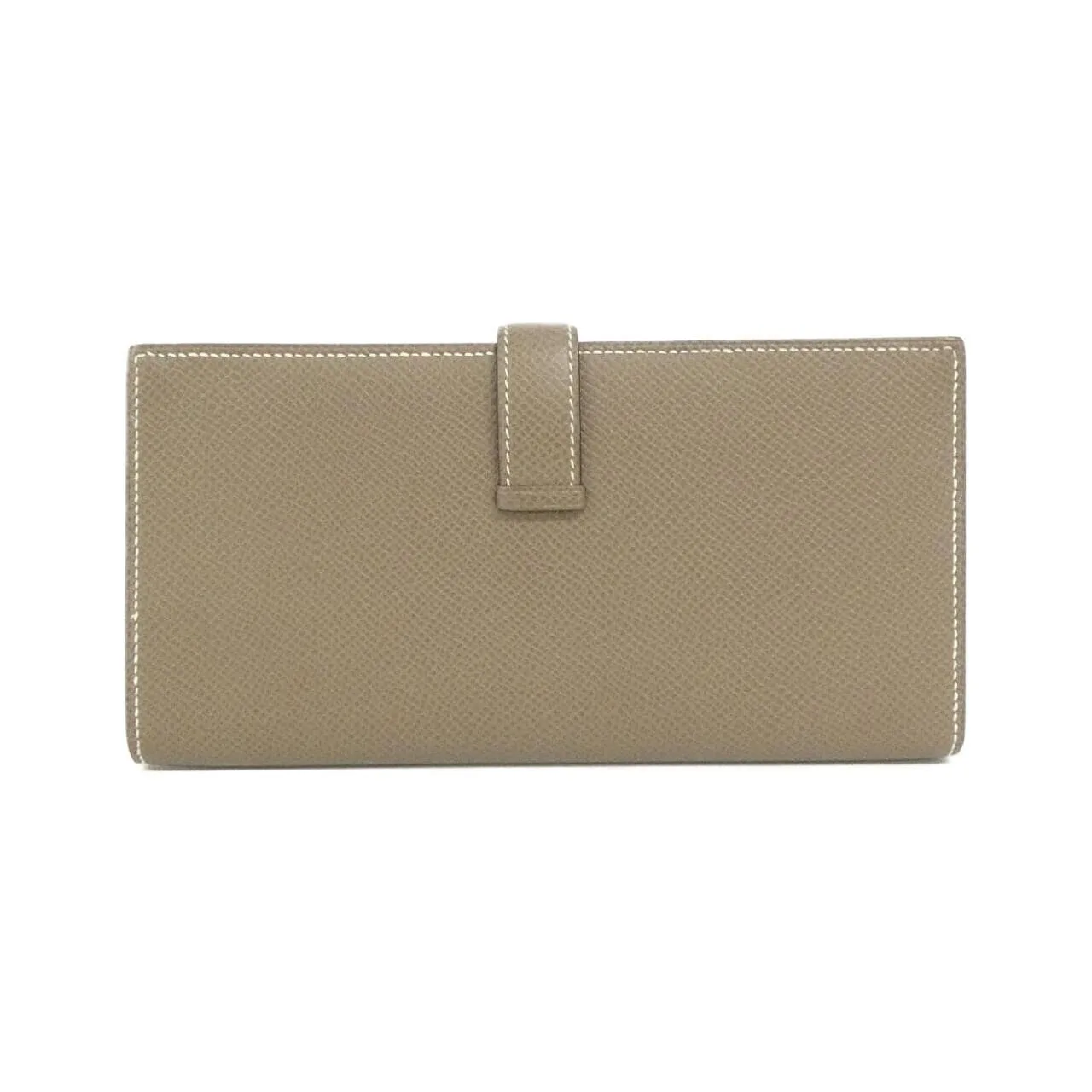 HERMES 039785CC Wallet Epsom Etoupe Epsom Leather Rank A - Thumbnail 2