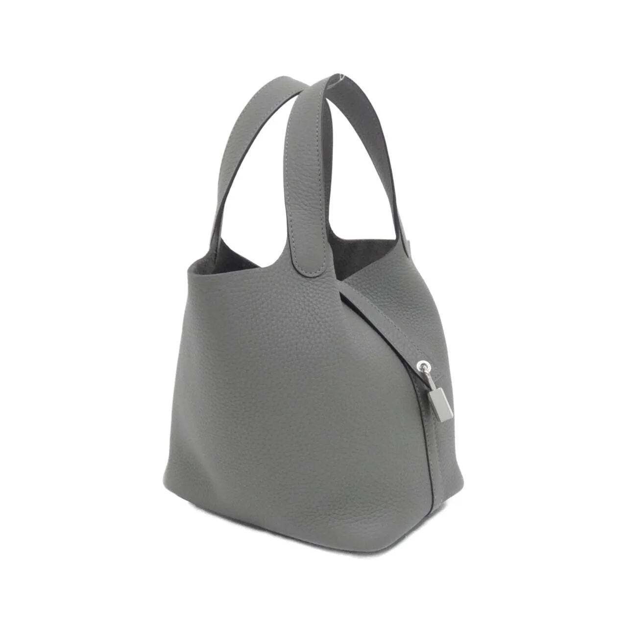 HERMES Picotin 056289CK Handbag Clemence