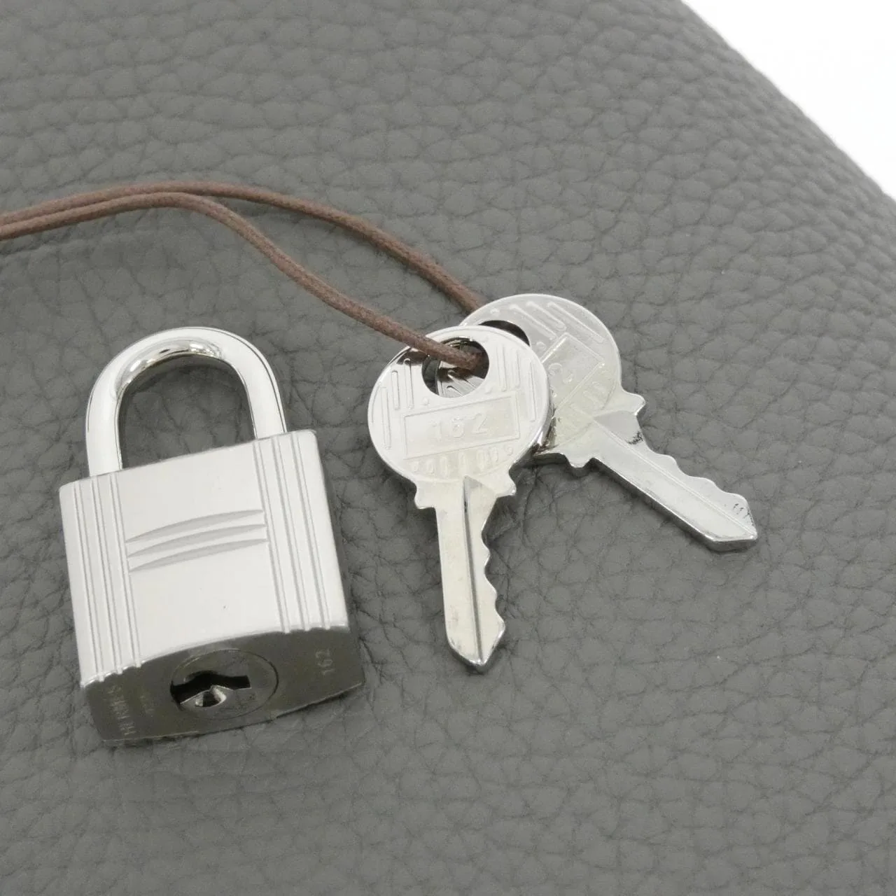 HERMES Picotin 056289CK Handbag Clemence Clemence Leather Unused - Thumbnail 3