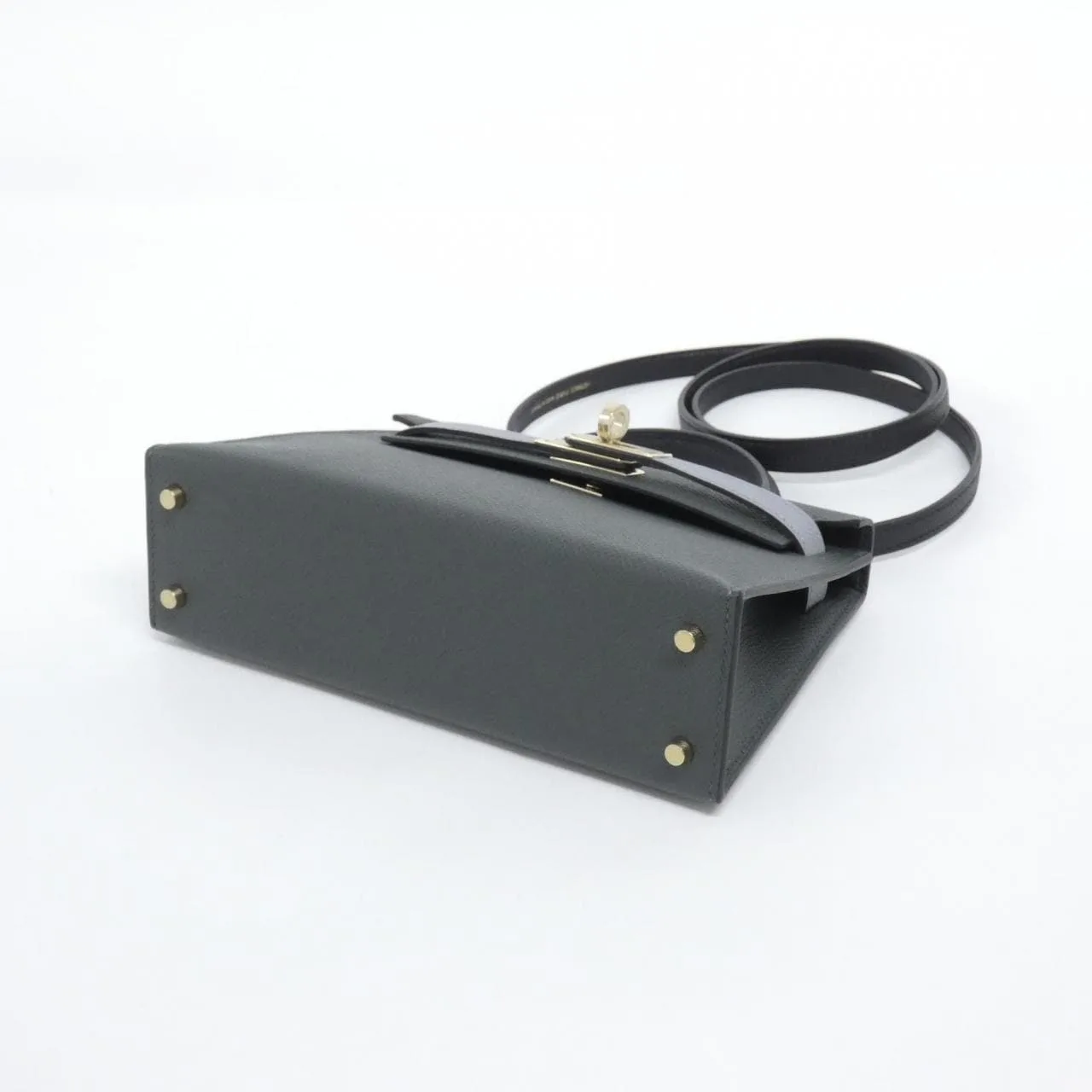 HERMES Kelly 082732CP Handbag Epsom Black Epsom Leather Unused - Thumbnail 3